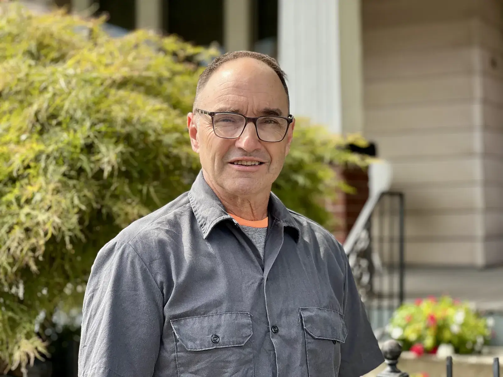 Ernest Bourne, owner and craftsman