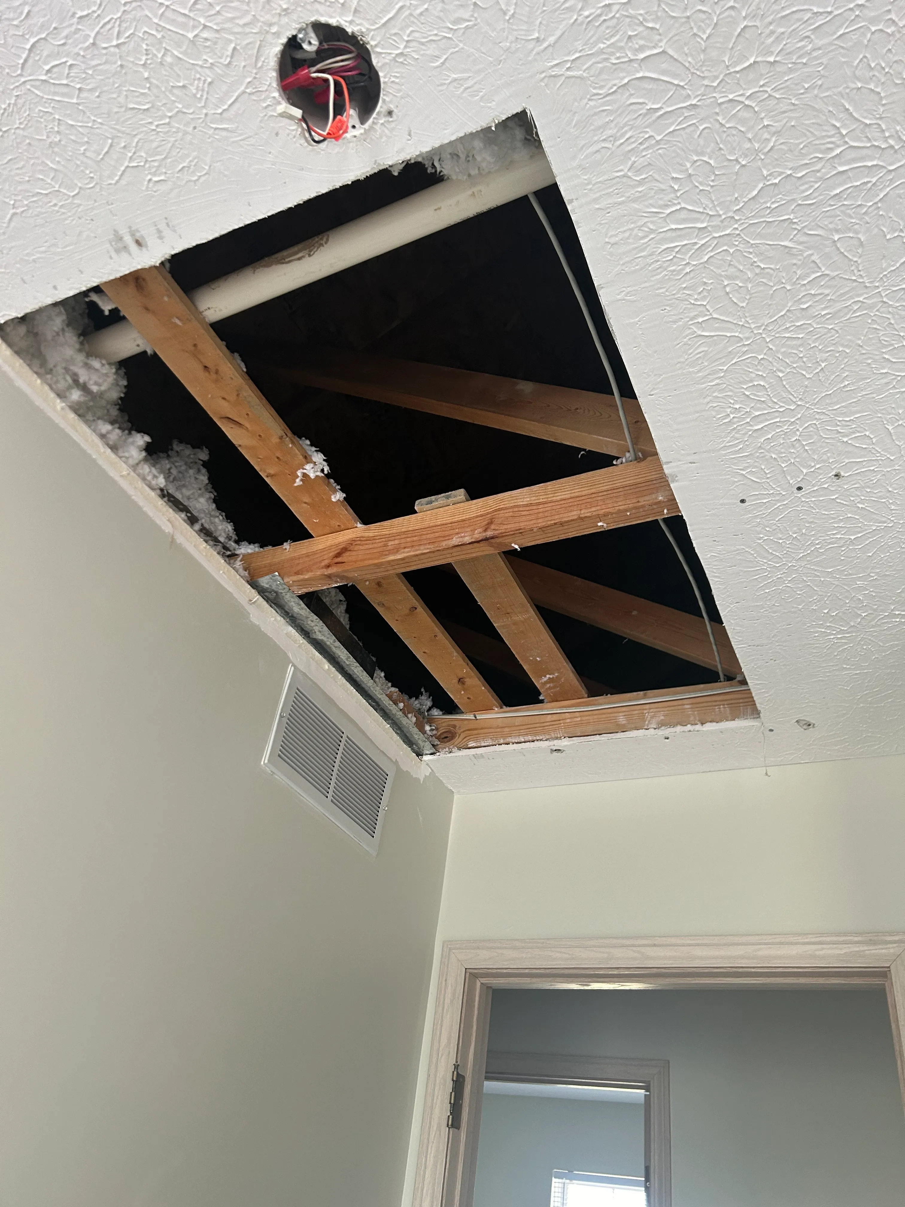 Before drywall repair